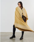 Reyti Ochre Handspun Organic Cotton Handloom Throw