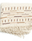 Unah Brown Fully Hand Embroidered Throw Handloom Organic Cotton Throw