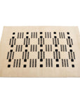Varj Plush Hand Knotted Black And White New Zealand Merino Rug
