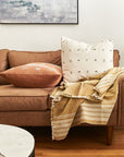 Chokor Nira Brown Organic Cotton Handloom Pillow