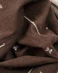 Ebony Brown Organic Cotton Handloom Throw