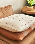 Nira White Hand Spun Organic Cotton Handloom Pillow