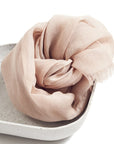 Oat Beige Hand Woven Linen Scarf