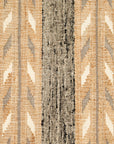 Uneven Arrows Hand Woven Wool Jute Rug In Earthy Hues