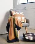 Melo Black Handcrafted Shibori Print Mulberry Silk Pillow