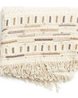Unah Coral Fully Hand Embroidered Handwoven Organic Cotton Throw
