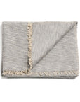 Forest Night Handwoven Neutral Cashmere Merino Scarf