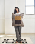 Andes Topaz Hand Knitted Andes Wool Pillow