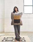 Andes Topaz Hand Knitted Andes Wool Pillow