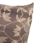 Folio Black Handcrafted Shibori Mulberry Silk Pillow
