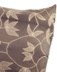 Folio Black Handcrafted Shibori Mulberry Silk Pillow Cover