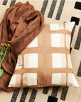 Melo Gold Hand Crafted Shibori Mulberry Silk Pillow