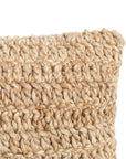 Cider Textured Neutral Brown Large Lumbar Pillow