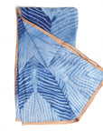 Samu Indigo Hand Printed Shibori Silk Chiffon Scarf