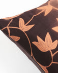 Folio Ebony Handcrafted Shibori Mulberry Silk Pillow