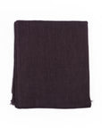 Coco Brown Hand Woven Linen Silk Blend Scarf