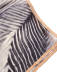 Samu Black Hand Crafted Shibori Print Silk Chiffon Sqaure Scarf