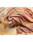 Shale Geometric Pattern Plush New Zealand Merino Hand-Knotted Rug In Warm Hues