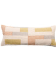 Shale Hand Woven Pastel Color Large Geometric Lumbar Pillow