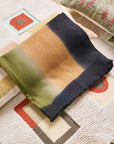 Olyv Green Hand Spun Merino Handloom Throw