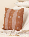 Chokor Nira Brown Organic Cotton Handloom Pillow