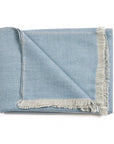 Moonlight Blue Handloom Merino Throw