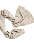 Forest Night Handwoven Neutral Cashmere Merino Scarf