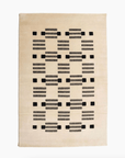 Varj Plush Hand Knotted Black And White New Zealand Merino Rug