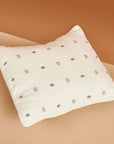Nira White Hand Spun Organic Cotton Handloom Pillow