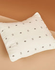 Nira White Hand Spun Organic Cotton Handloom Pillow