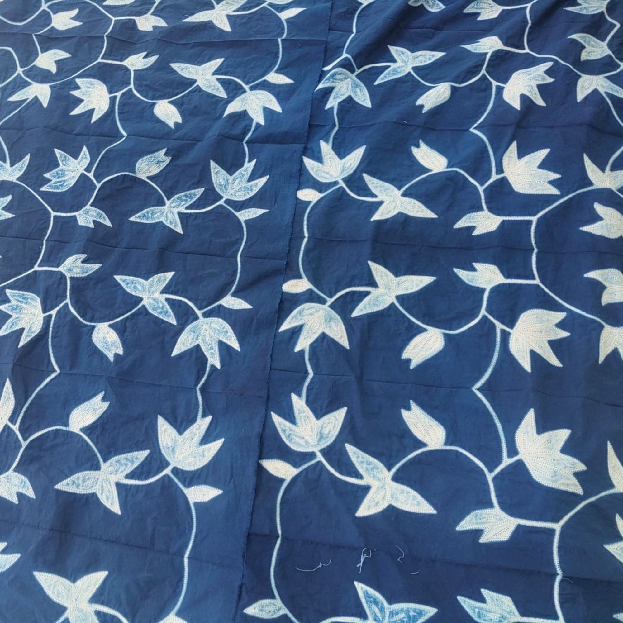 Folio Indigo Handcrafted Shibori Cotton Table Napkins ( set of 4 )