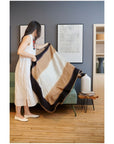 Siro Brown Merino Throw — Handwoven in Nepal