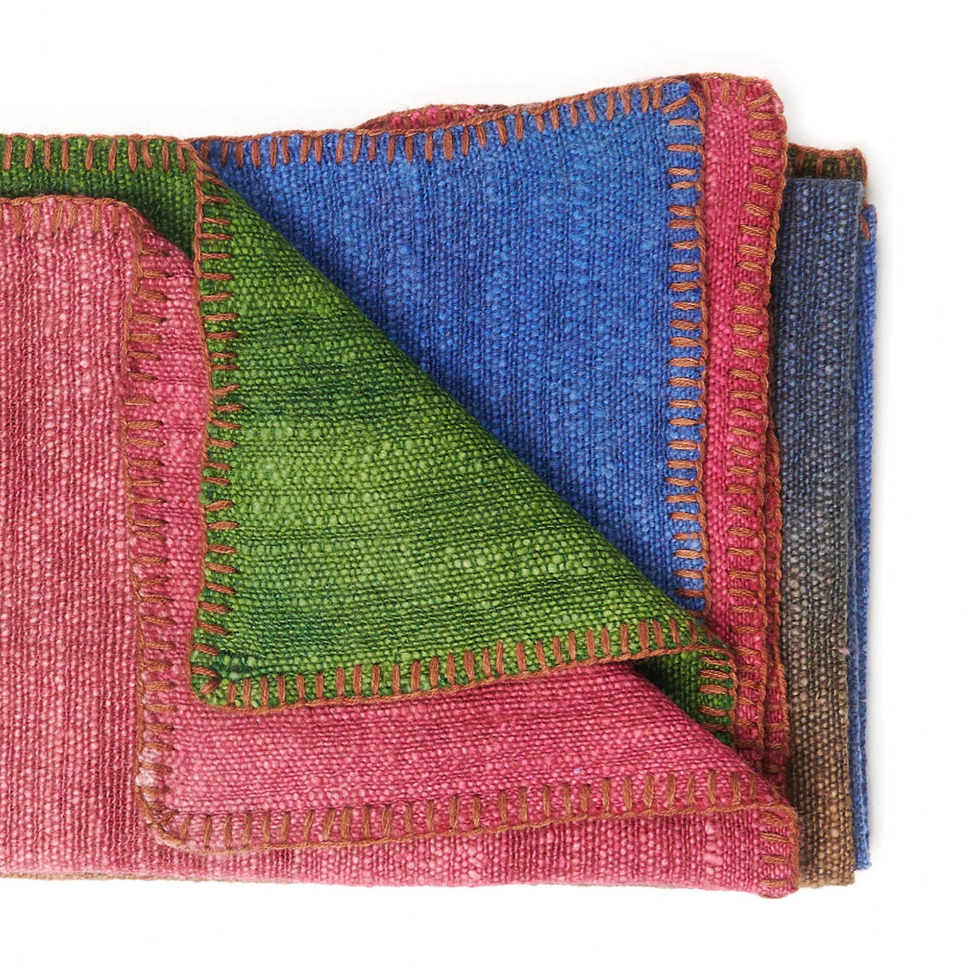 Riverside Multicolor Handwoven Merino Throw Blanket