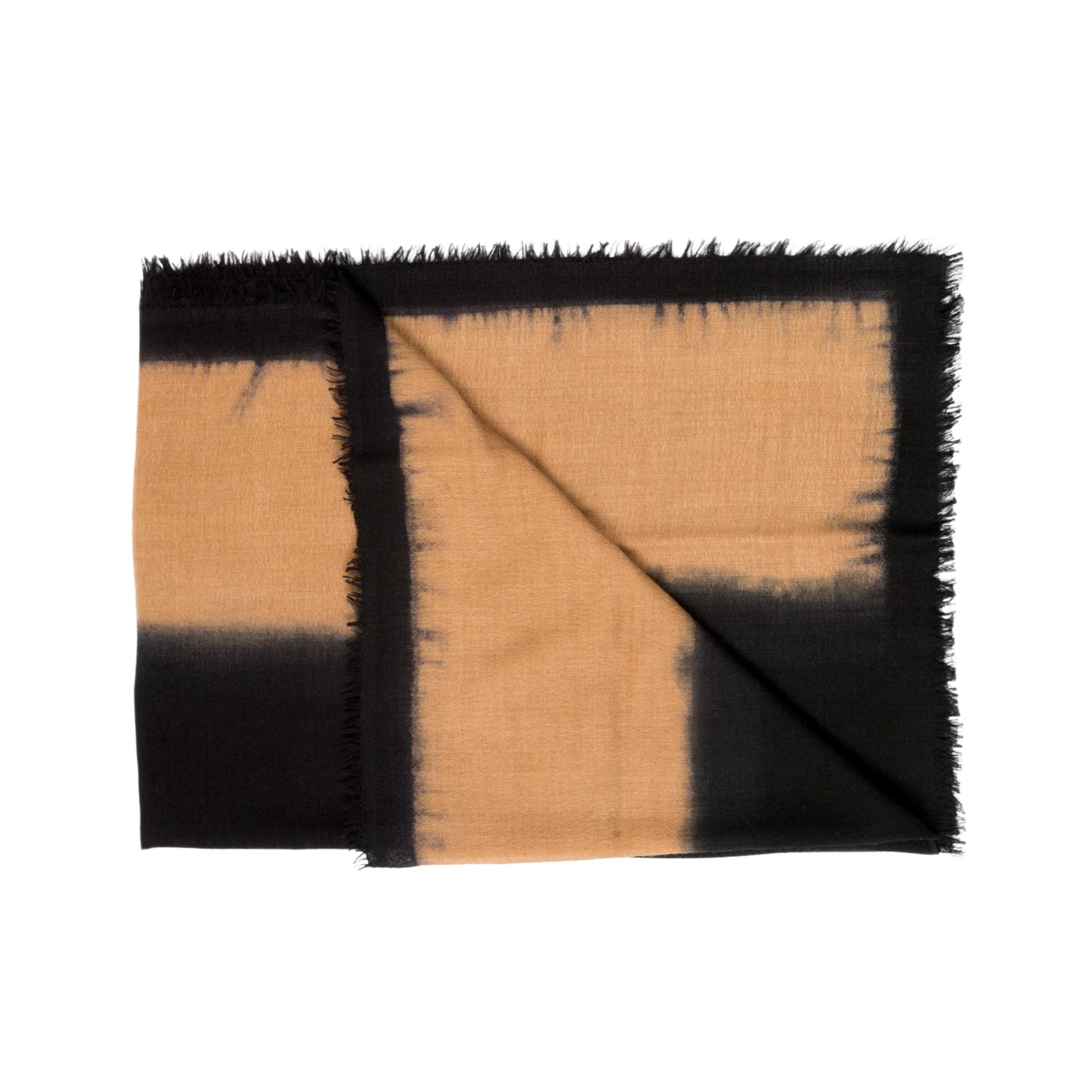 Iris Haze Blue Pink Cashmere Merino Handloom Scarf