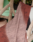 Handwoven Mink Brown Myrtle Drift Merino Throw