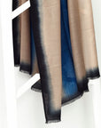 Iris Prussian Blue Cashmere Merino Handwoven Scar