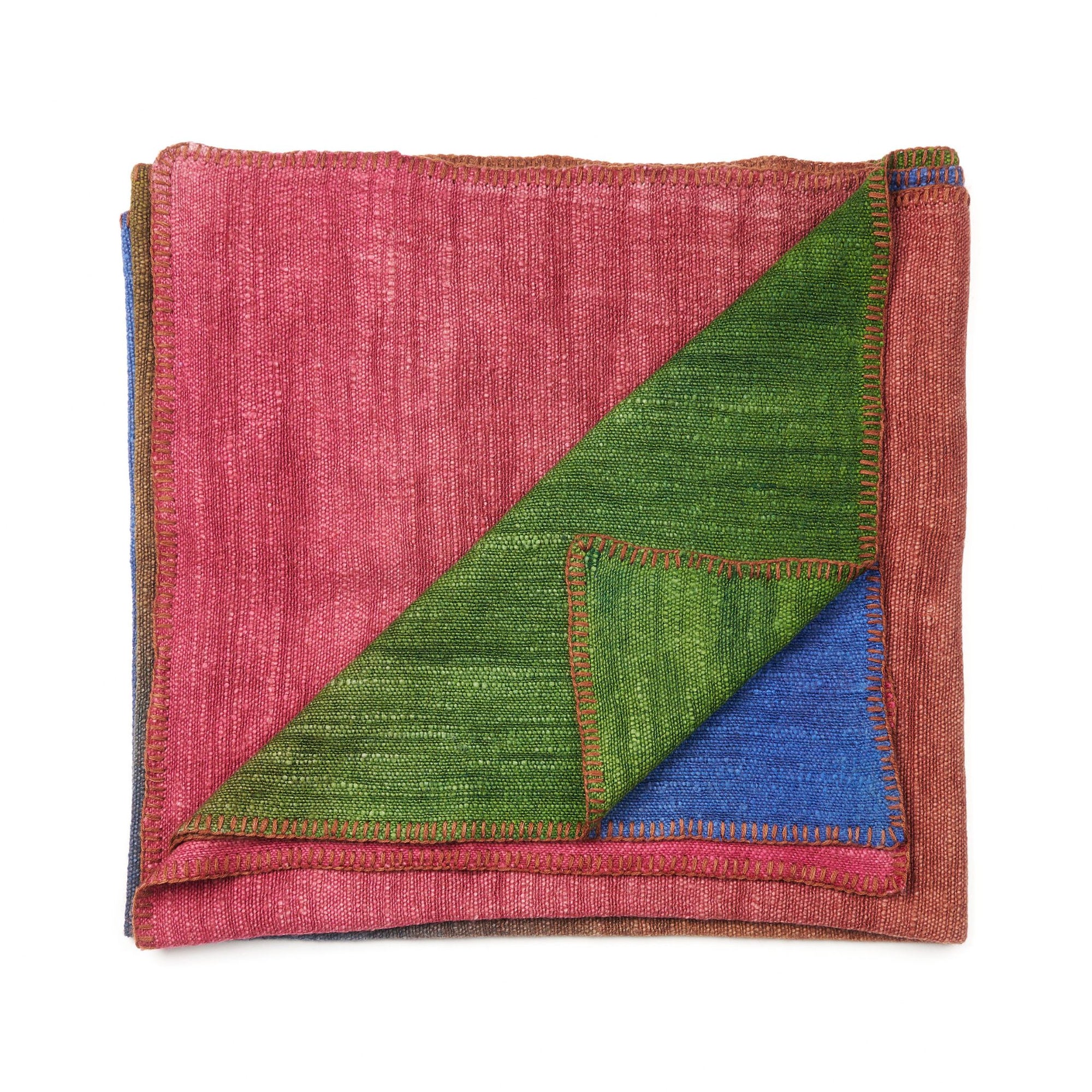 Riverside Multicolor Handwoven Merino Throw Blanket