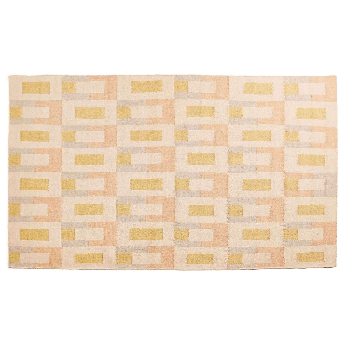 Calm Body Rug Aari Handwoven Geometric Modern Rug in Calming Hues – Variously
