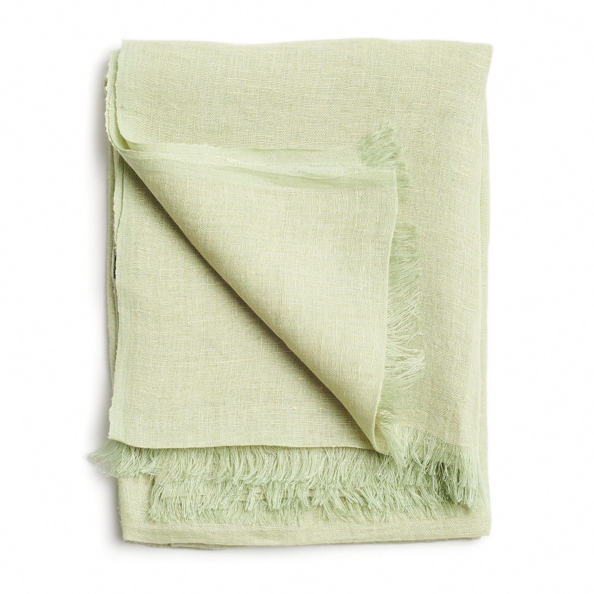 Jute Cream Hand Woven Soft Linen Silk Scarf