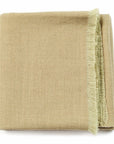 Hay Brown Plush Soft Twill Merino Handwoven Throw