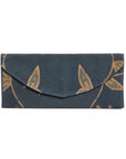 Folio Indigo Shibori Print Zero Waste Cotton Envelope Pouch