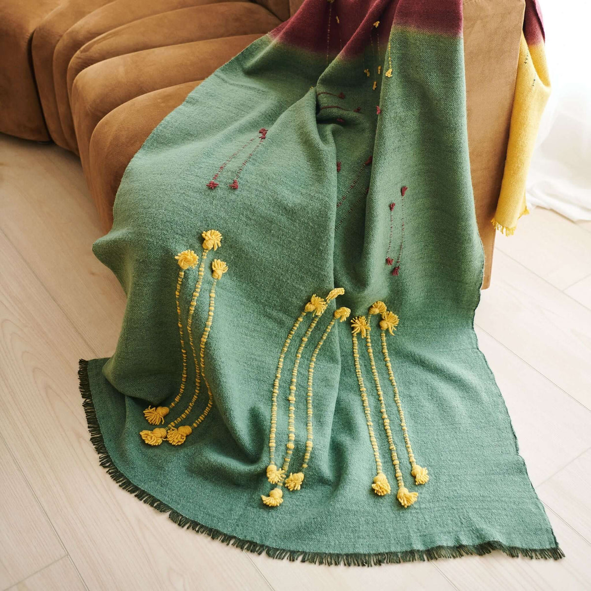 Butternut Color Throw Shop Best Sellers | Handmade Textiles – Variously