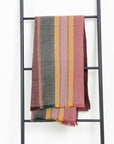 Barque Clay Modern Artisan Striped Soft Merino Handwoven Scarf