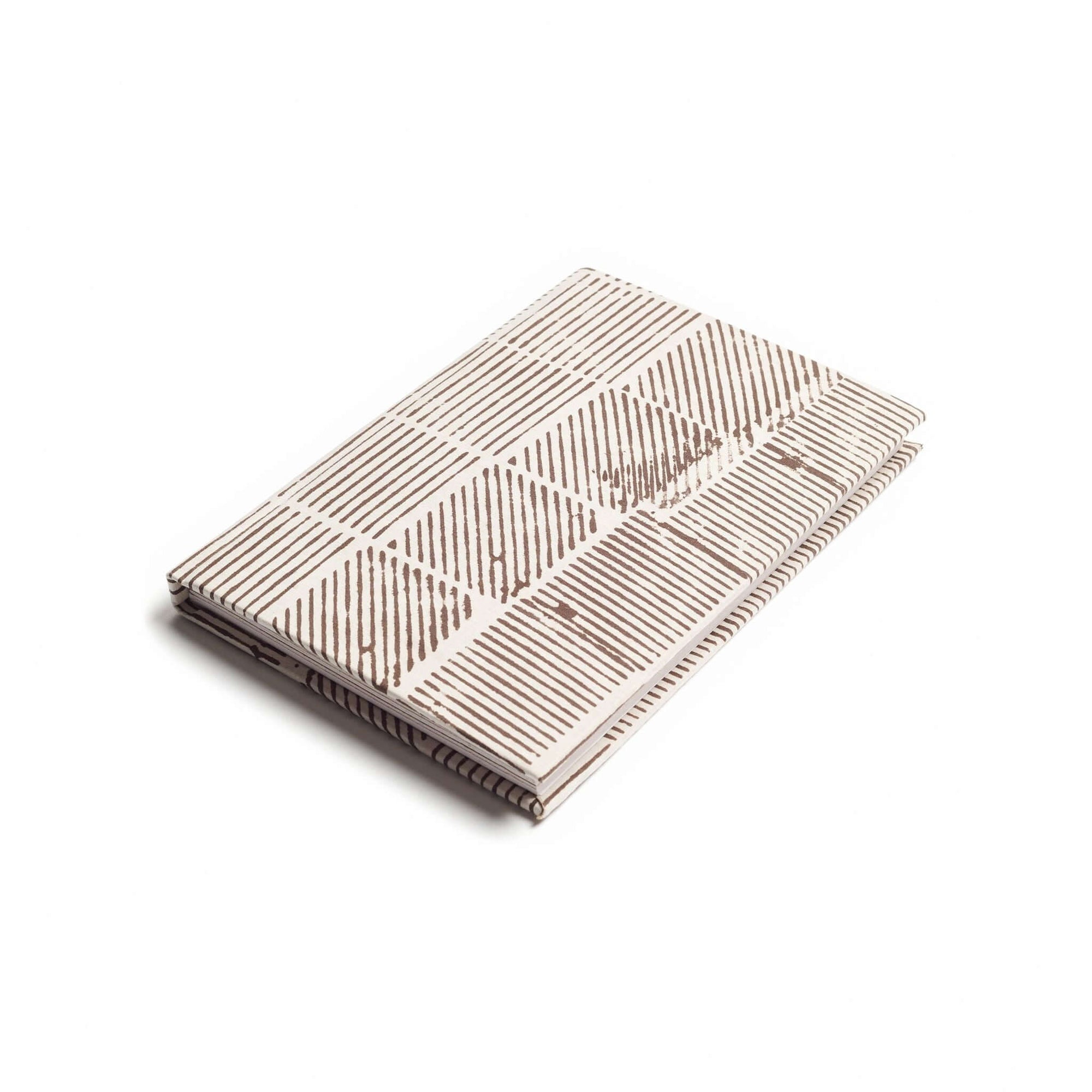 Bistre Black Zero Waste Handmade Artisanal Journal with unique pattern and design, perfect for reflection and creativity.