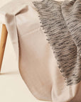 Flo Brown Merino Textured Handloom Throw