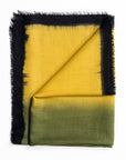 Iris Mink Cashmere Merino Handwoven Scarf
