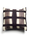 Melo Black Handcrafted Shibori Print Mulberry Silk Pillow