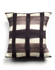 Melo Black Handcrafted Shibori Print Mulberry Silk Pillow