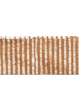 Oak Brown Stripes Cotton Wax Block Printed Envelope Pouch showcasing a unique design in pure cotton.