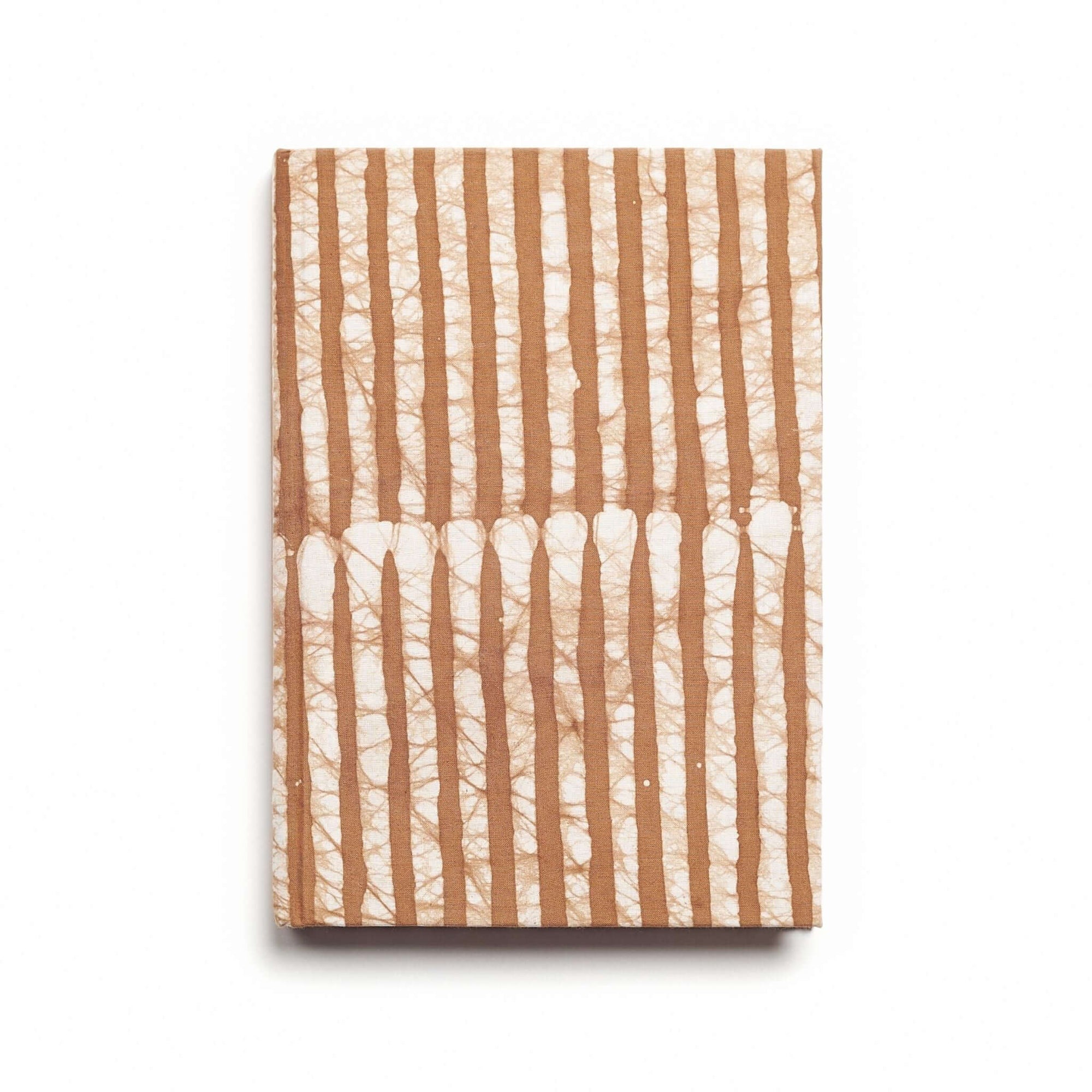 Oak Brown Zero Waste Handmade Artisanal Journal with textured cover and unique pattern.